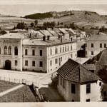 Hotel Biheller a námestie v Dolnom Kubíne, 1922.