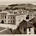 Hotel Biheller a námestie v Dolnom Kubíne, 1922.