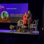 Záber na pódium počas podujatia DNA lídra 2023