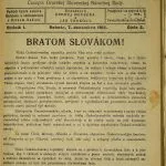 Úryvok z časopisu Naša Orava z 24. decembra 1921