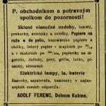 Úryvok z časopisu Naša Orava z 24. decembra 1921