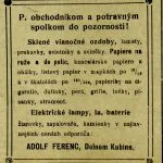 Úryvok z časopisu Naša Orava z 24. decembra 1921