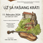 Plagát ku podujatiu "Už sa fašiang kráti 2024".