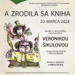 Plagát ku podujatiu "A zrodila sa kniha 2024" v Čaplovičovej knižnici