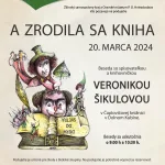 Plagát ku podujatiu "A zrodila sa kniha 2024" v Čaplovičovej knižnici
