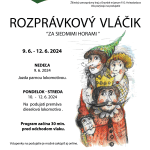 Plagát ku podujatiu Rozprávkový vláčik 2024