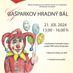 Plagát k podujatiu Gašparkov hradný bál