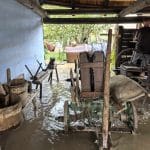 fotografia znázorňujúca vytopenie expozície Pamätného domu Martina Kukučína.