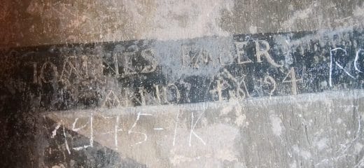 Najstaršie grafity v priestoroch Oravského hradu