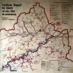 Mapa ilegálnej protifašistickej činnosti na Orave.