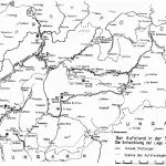 Mapa útoku nemeckých vojsk proti Orave, september 1944.