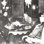 Prezident SR Jozef Tiso na návšteve u Hitlera, 1939 (zdroj zbierkový fond OM H-6952)