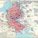 Mapa prvej fázy fašistickej invázie do ZSSR, 1941 (zdroj dokumentácia OM)