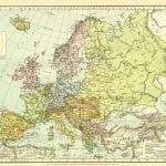 Mapa Európy v roku 1918 (zdroj dokumentácia OM)