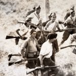 Útok vojakov španielskej republikánskej armády na pozície fašistov pri Madride, 1936.