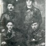 Interbrigadisti, posádka tanku „Štefan Major“, medzi nimi Ján Mrkva, 1936. Zdroj: Zbierkový fond Oravského múzea P. O. Hviezdoslava, H-6417
