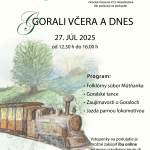 Gorali včera a dnes 2025 -plagát