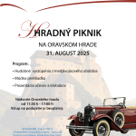 plagát Hradný piknik -slovenská verzia