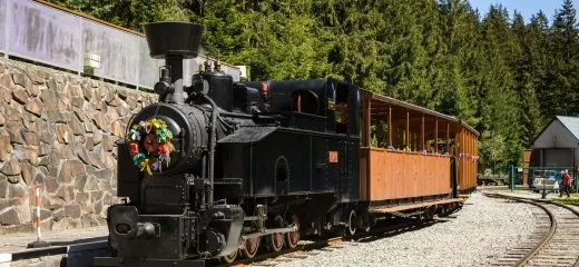 Jazda parnou lokomotívou Gontkulák