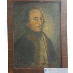 zreštaurovaný obraz, neznámy muž