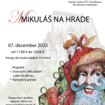 plagát k podujatiu Mikuláš na hrade 2025