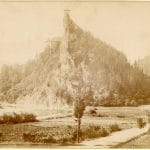 Obr. č. 1: Oravský hrad koncom 19. storočia. Zdroj: Zbierkový fond Oravského múzea P. O. Hviezdoslava, H-10216-1