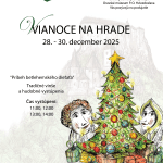 Plagát k Vianociam na hrade