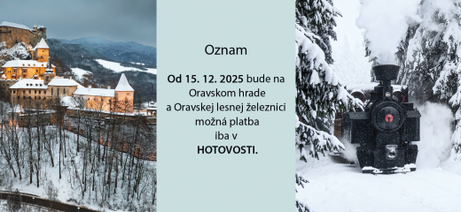 Platba možná iba v hotovosti od 15. 12. 2025