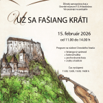 Plagát k podujatiu s názvom Už sa fašiang kráti v roku 2026