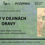 Pozvánka na vernisáž Ženy v dejinách Oravy