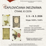 Plagát k podujatiu Čaplovičiana (ne)známa