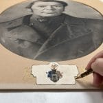 reštaurovanie fotografie Mikuláša Országha z Literárnej expozície P. O. Hviezdoslava v Dolnom Kubíne