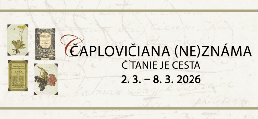 Čaplovičiana (ne)známa