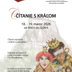 plagát k podujatiu Čítanie s kráľom