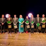 Odovzdávanie ocenení na 35. výročí samosprávy na Orave a 20. výročí Oravskej vodárenskej spoločnosti