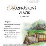 Plagát k podujatiu Rozprávkový vláčik 2026