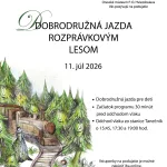 Plagát k podujatiu Dobrodružná jazda rozprávkovým lesom 2026