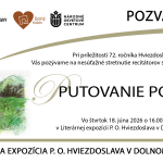 Pozvánka na Putovanie poéziou