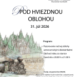 Plagát k podujatiu pod hviezdnou oblohou