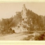 Obr. č. 1: Oravský hrad na historickej fotografii, 1880. Zdroj: Zbierkový fond Oravského múzea, H-7020