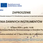 Pozvánka na vernisáž výstavy Nové tóny starých hudobných nástrojov