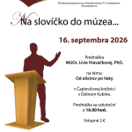 Plagát Na slovíčko do múzea