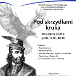 Plagát k podujatiu Pod krídlami havrana v poľskom jazyku