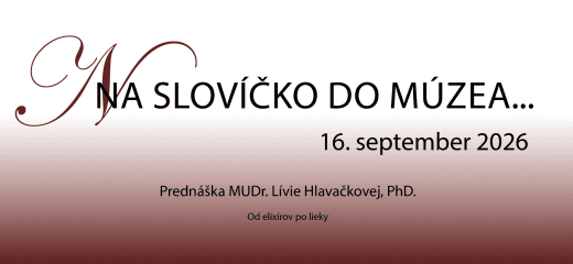 Na slovíčko do múzea…