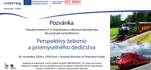 Konferencia: Perspektívy železníc a priemyselného dedičstva