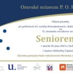 Banner ku podujatiu "Seniorenky 2019".
