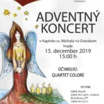 Plagát ku podujatiu "Adventný Koncert 2019".