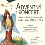 Plagát ku podujatiu "Adventný koncert 2018".