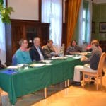 Fotografia zamestnancov múzea počas auditu v decembri 2019. 2