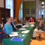 Fotografia zamestnancov múzea počas auditu v decembri 2019.